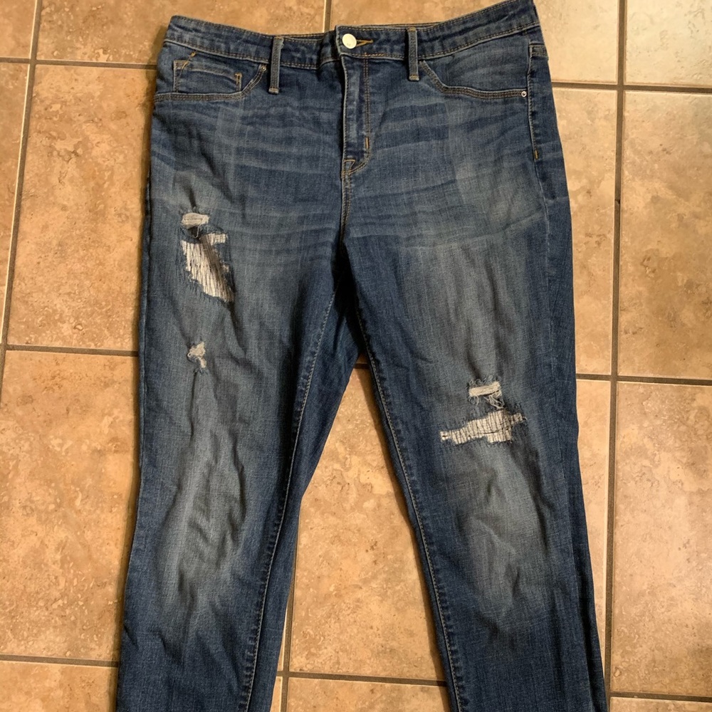 High rise jeans